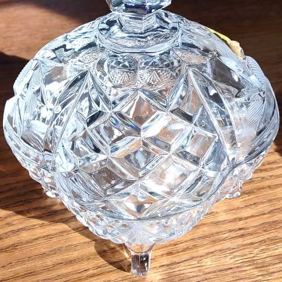 Handcut Lead Crystal Dish West Germany - Picture 4 of 8